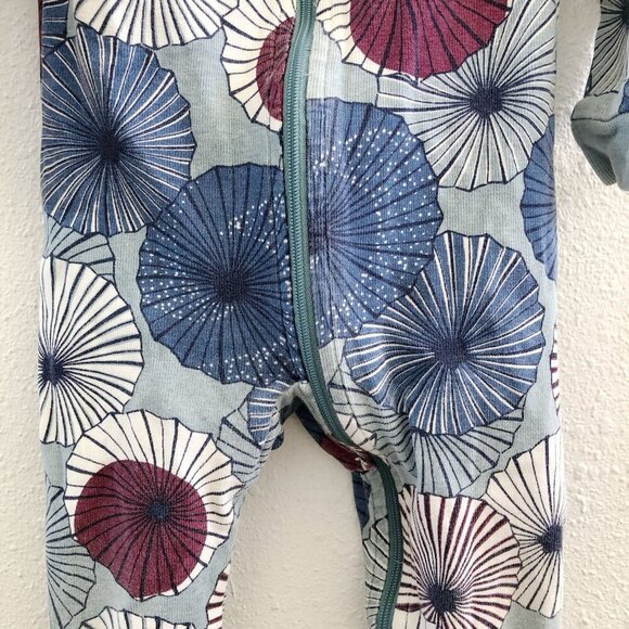 TEA COLLECTION Footed Zip Front Baby Romper Size 12-18 Months - Picture 6 of 9